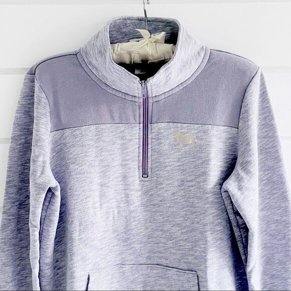 Victoria’s Secret PINK Perfect 1/4 Zip Pullover Sweatshirt Medium - Picture 8 of 9